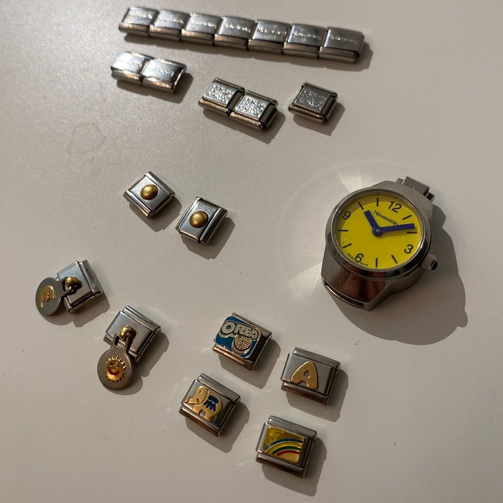 Nomination Charms and Watch (See Description)